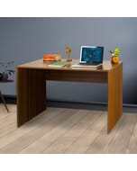 Pixel Compact Desk - 4 Ft (Planked Walnut)